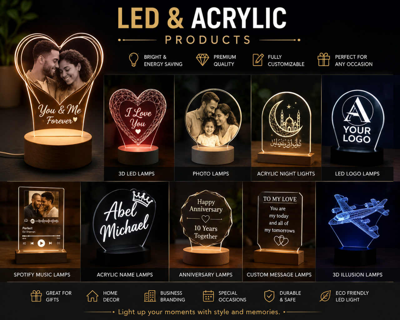 LED & Acrylic Products